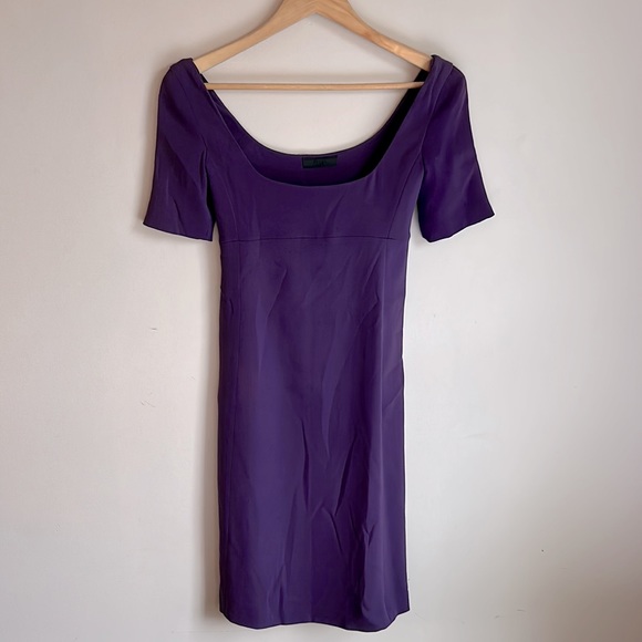 Vintage 90’s Prada Purple silk midi Slip Dress size 38/ US 4 - Picture 5 of 16